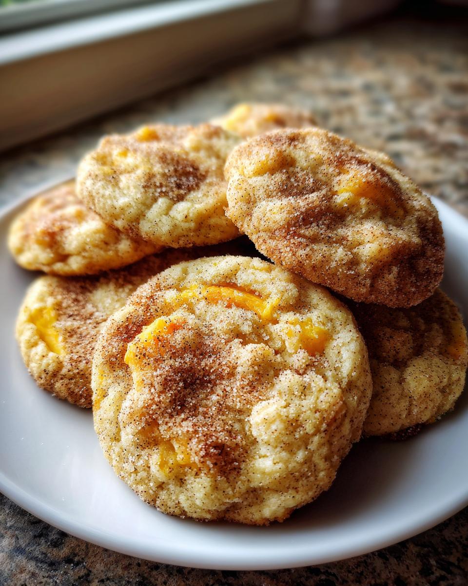 Peach Cobbler Cookies - detail 1