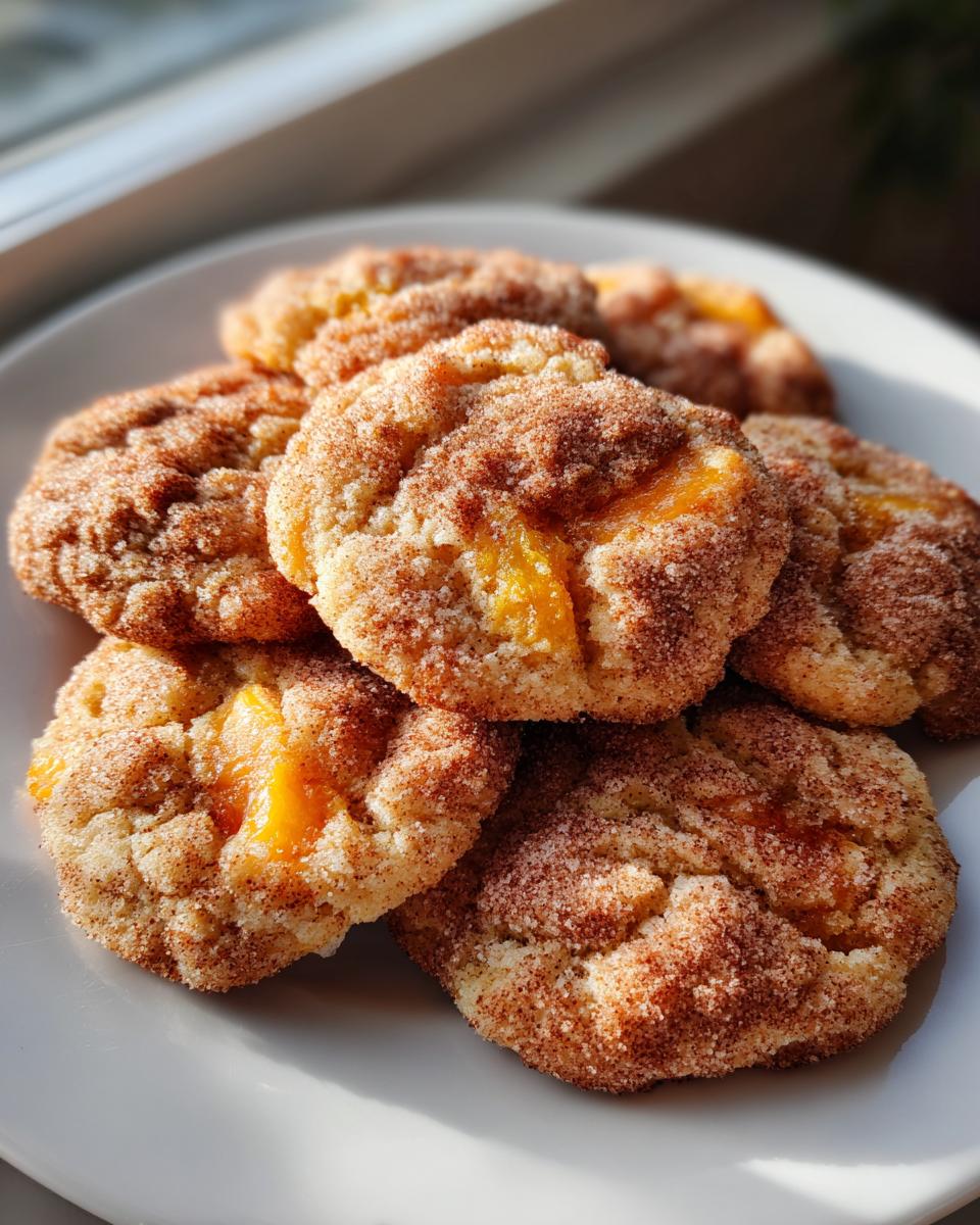 Peach Cobbler Cookies - detail 2