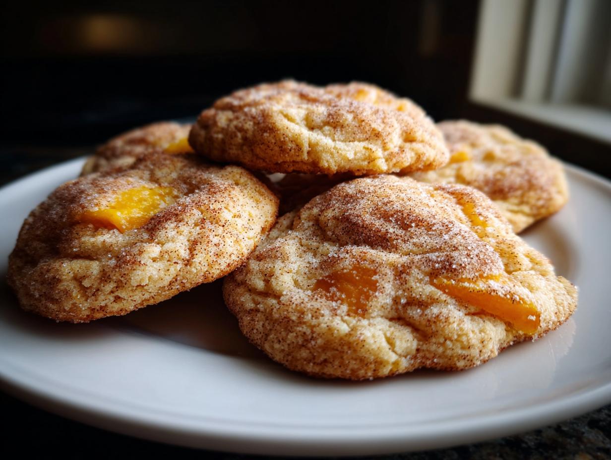Peach Cobbler Cookies