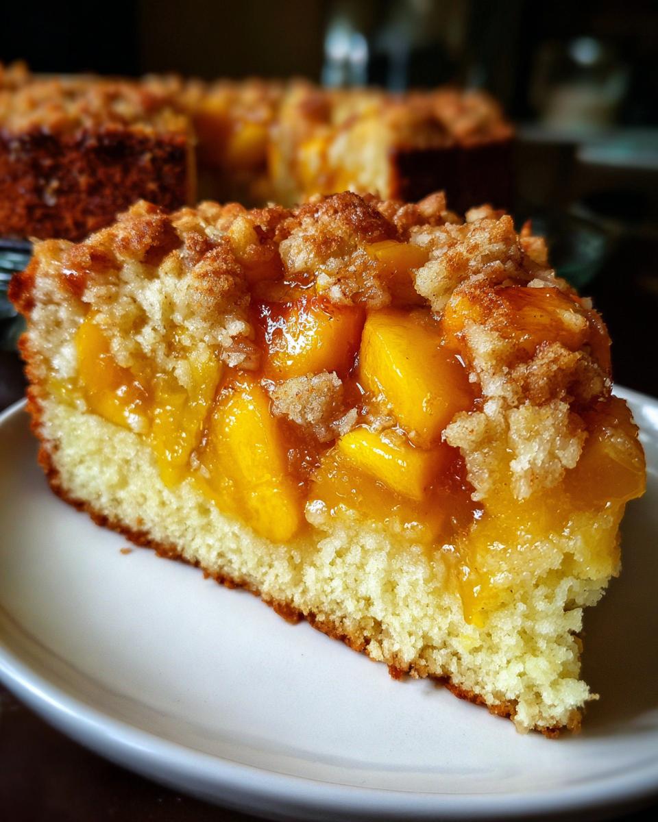 Peach Cobbler Pound Cake - detail 1