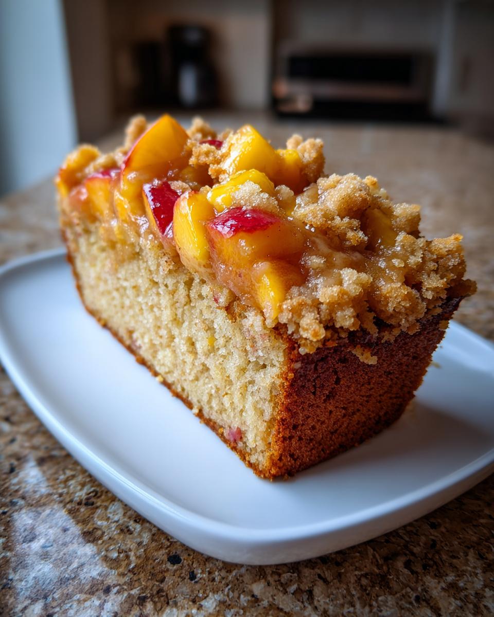 Peach Cobbler Pound Cake - detail 2
