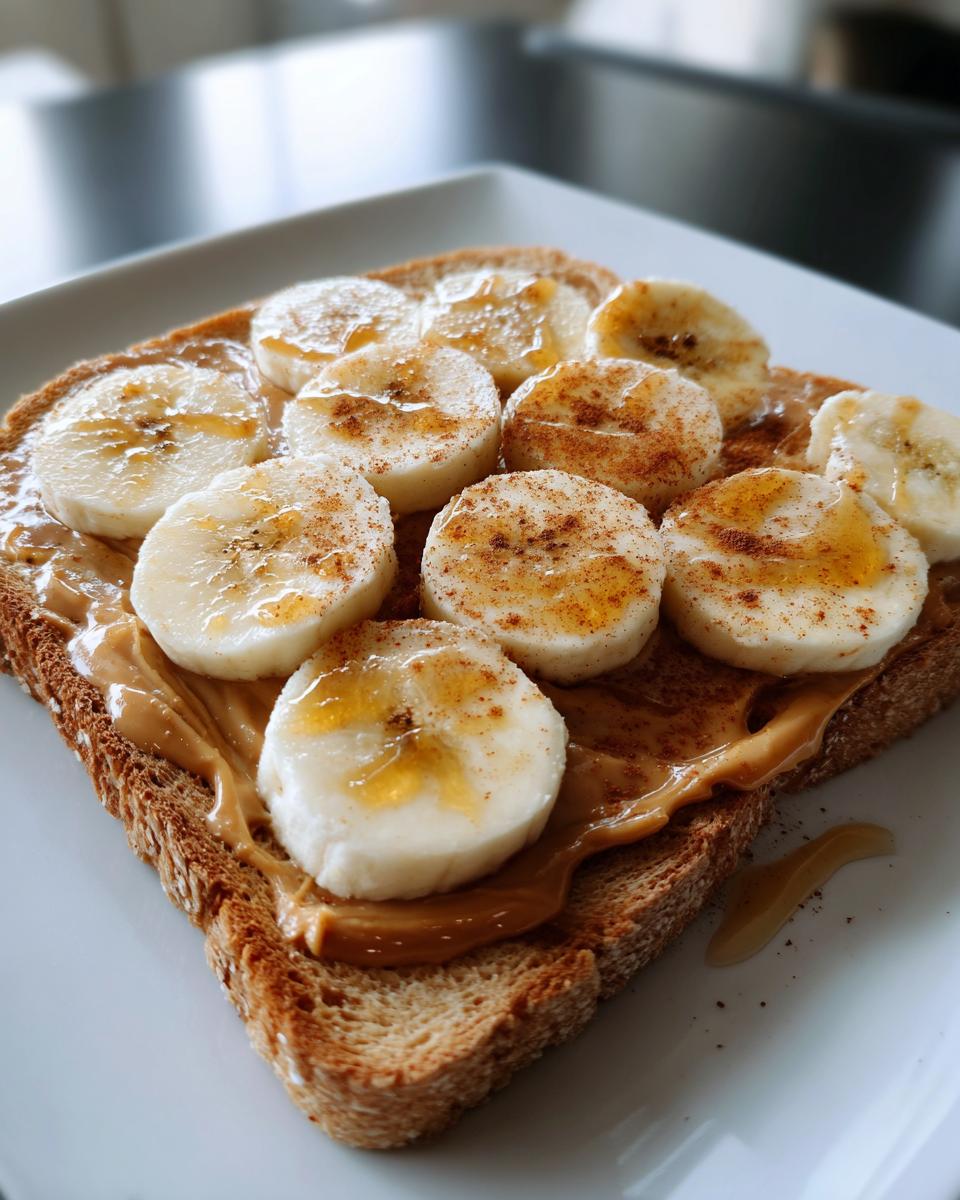 Peanut butter banana toast - detail 3