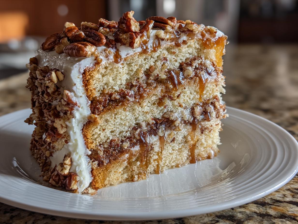 Pecan Pie Layer Cake Recipe