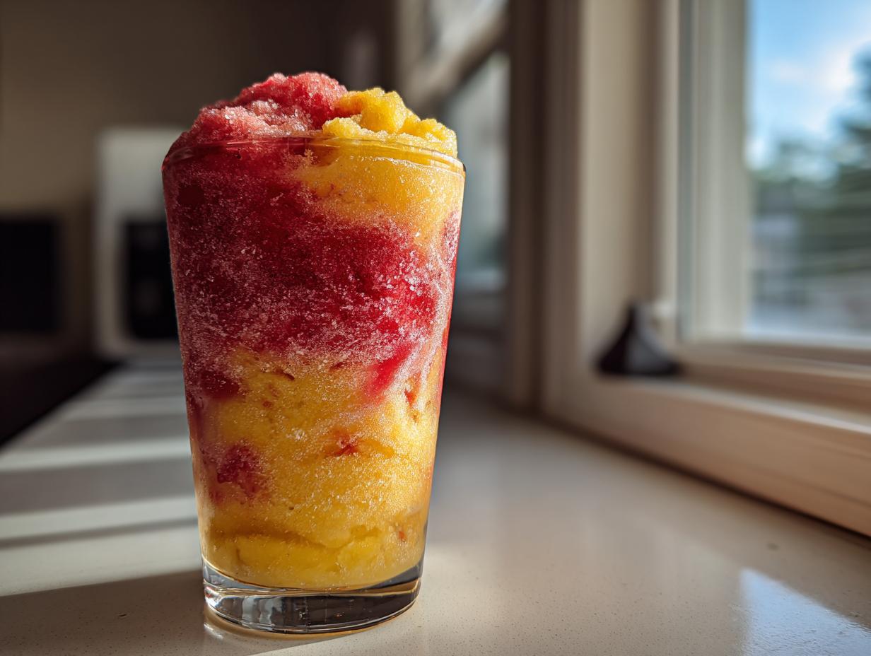 Pineapple Strawberry Slushie Recipe