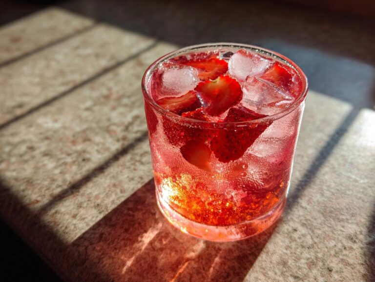 Refreshing Strawberry Tea