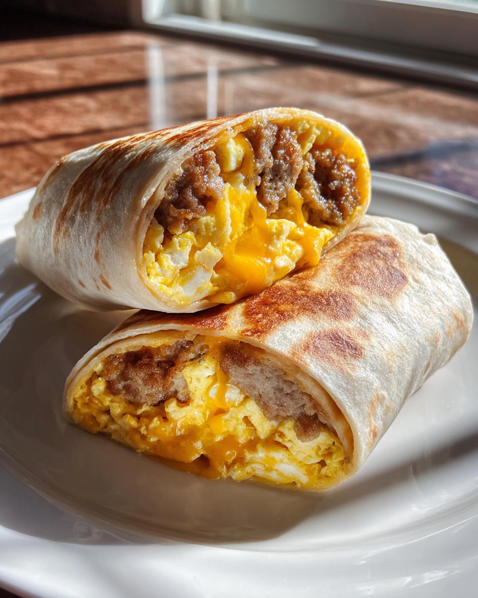 Sausage Egg and Cheese Breakfast Roll-Ups - detail 1