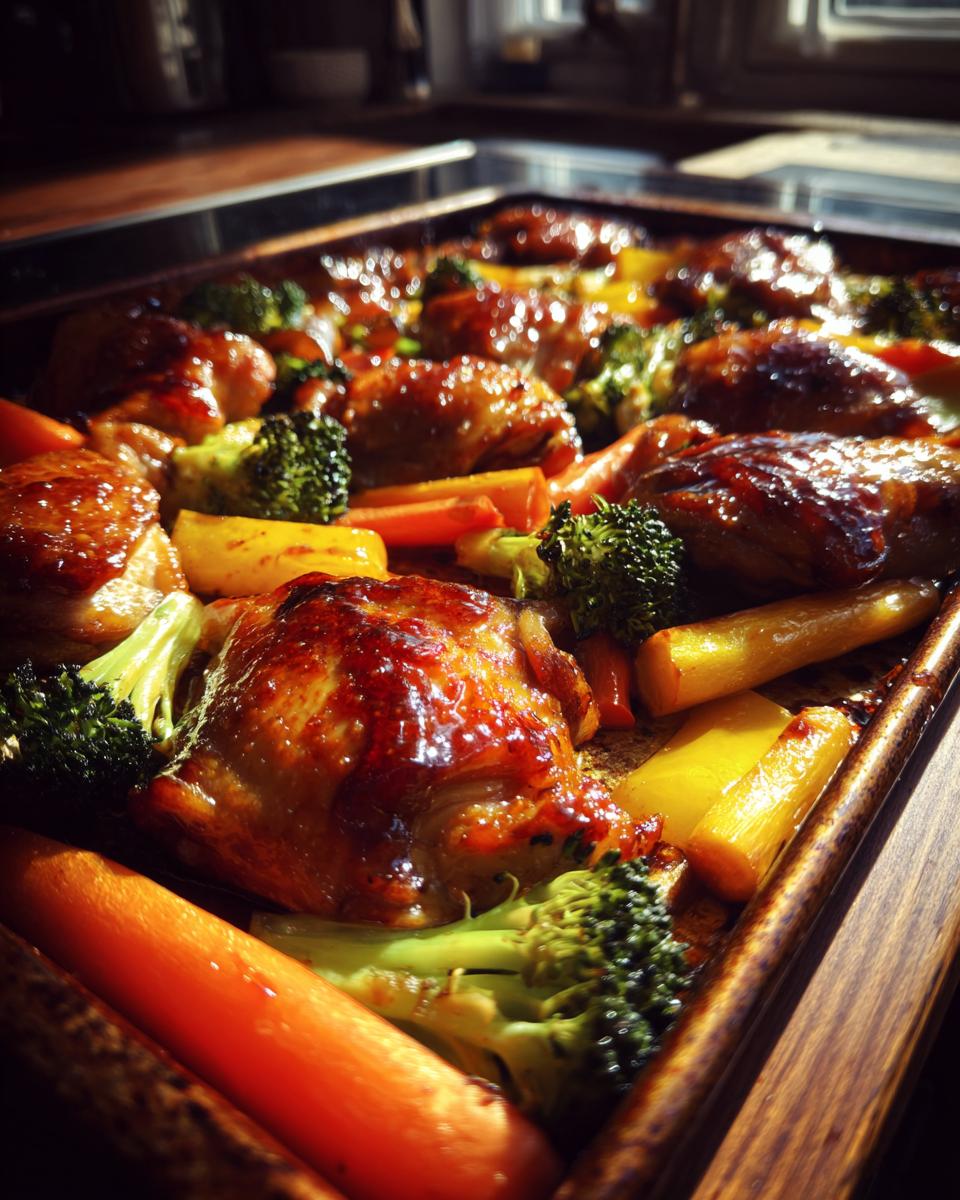 Sheet Pan Teriyaki Chicken With Vegetables - detail 3