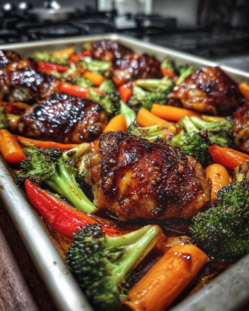 Sheet Pan Teriyaki Chicken With Vegetables - detail 4