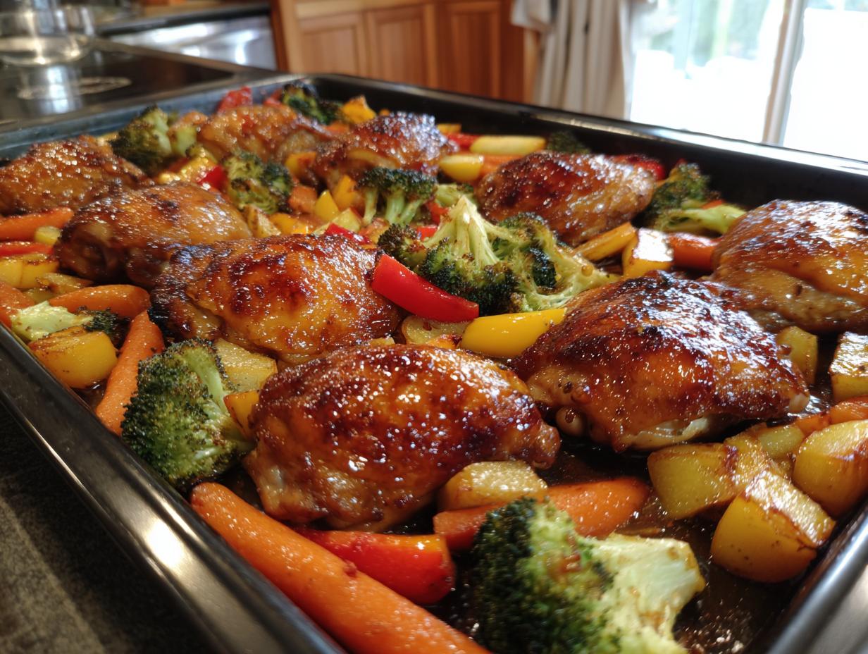 Sheet Pan Teriyaki Chicken With Vegetables
