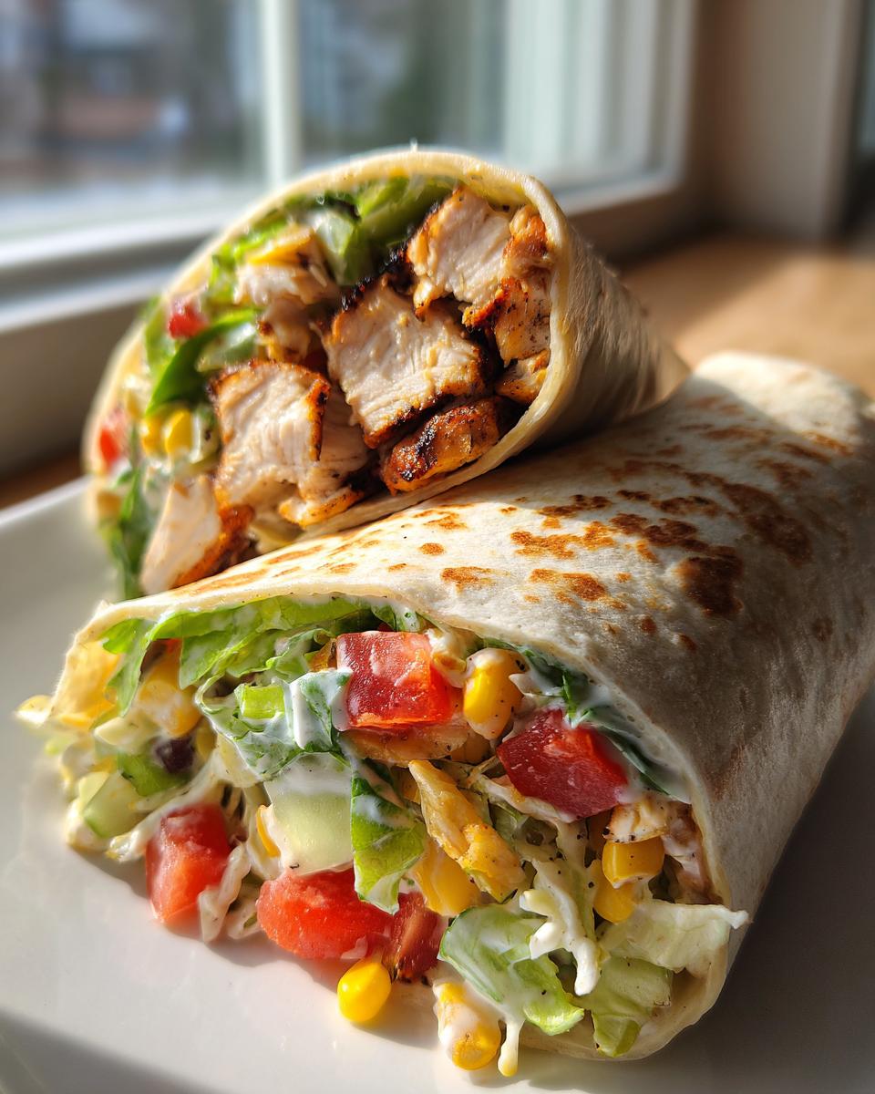 Southwest Grilled Chicken Wraps - detail 3