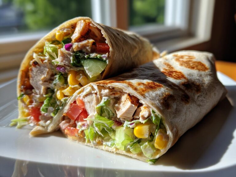 Southwest Grilled Chicken Wraps