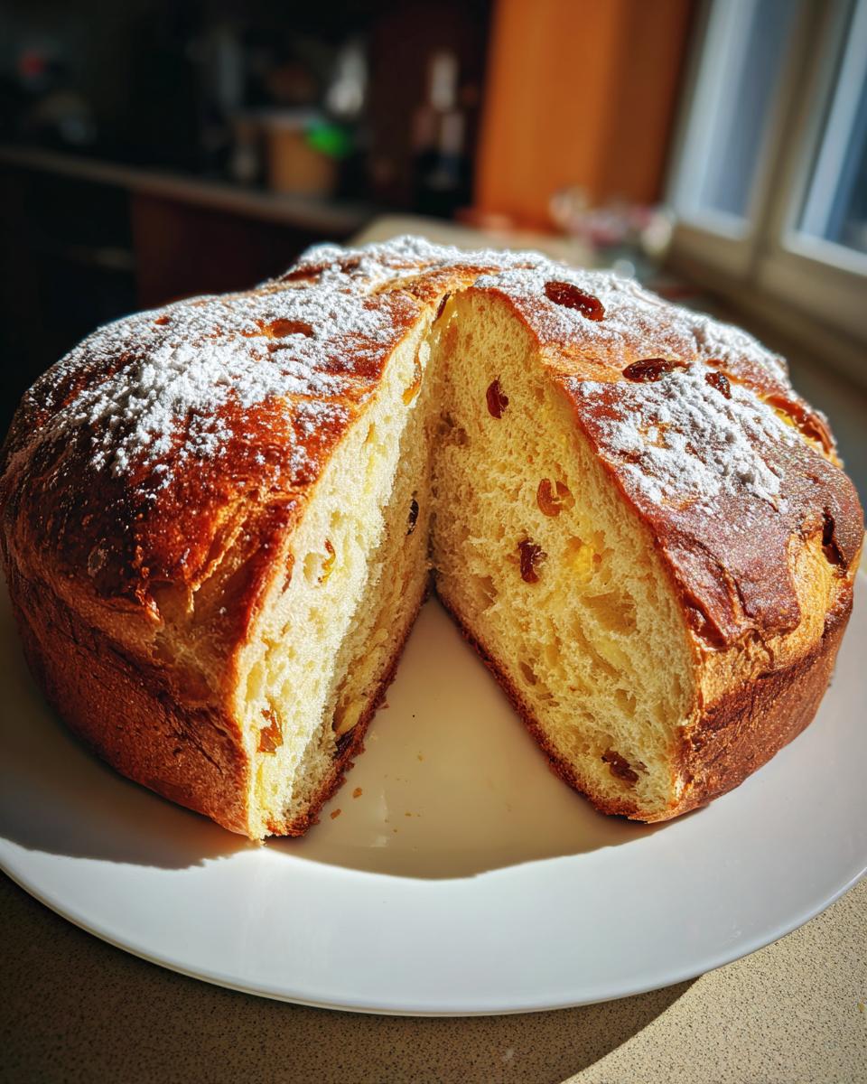 Stunning Ukrainian Paska Easter Bread - detail 1