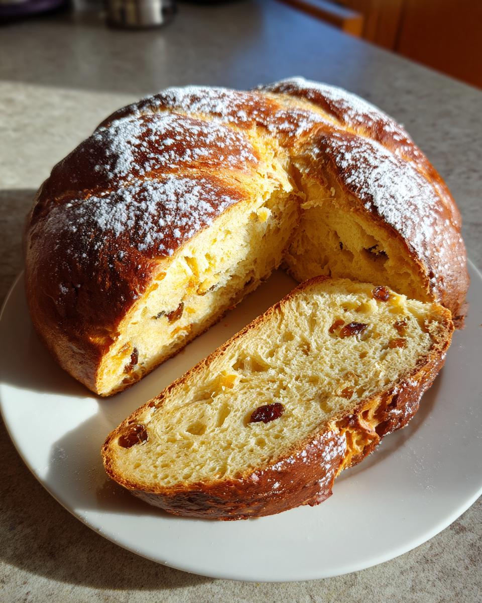 Stunning Ukrainian Paska Easter Bread - detail 2
