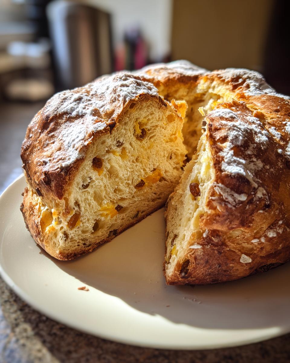 Stunning Ukrainian Paska Easter Bread - detail 4