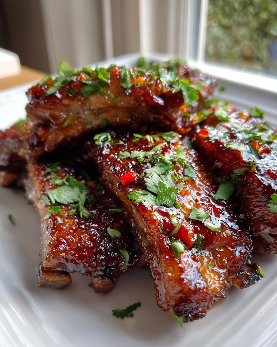 Thai Style Sweet Chili Ribs Recipe - detail 1