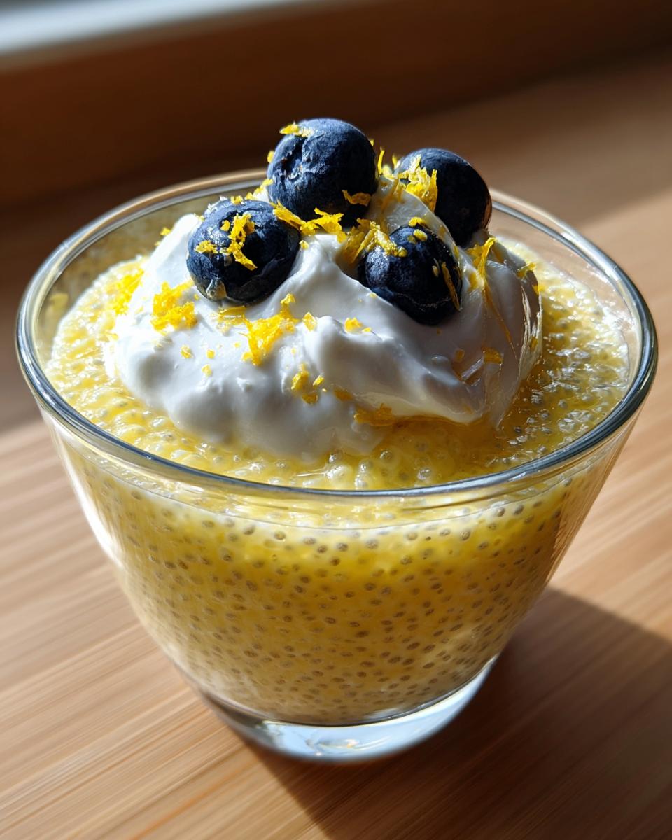 The Best Lemon Cream Chia Pudding - detail 1