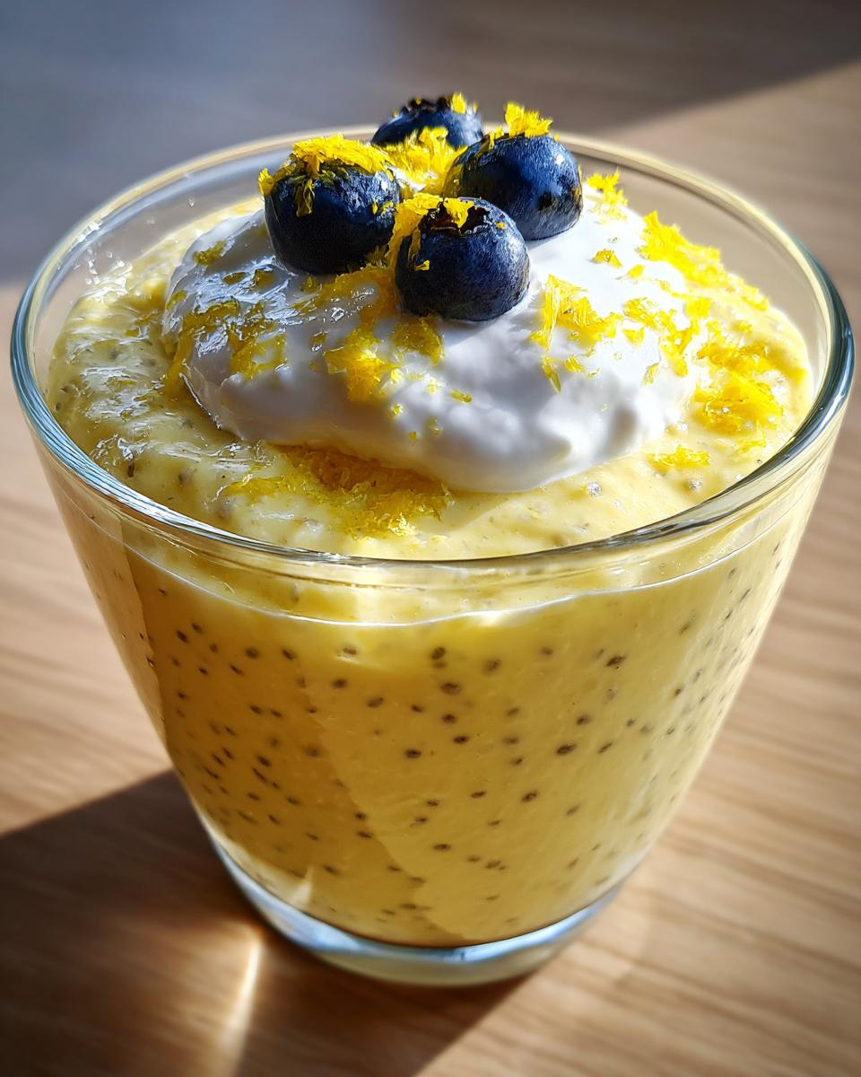 The Best Lemon Cream Chia Pudding - detail 3