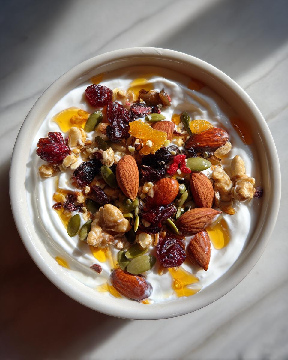 Trail mix and yogurt - detail 2