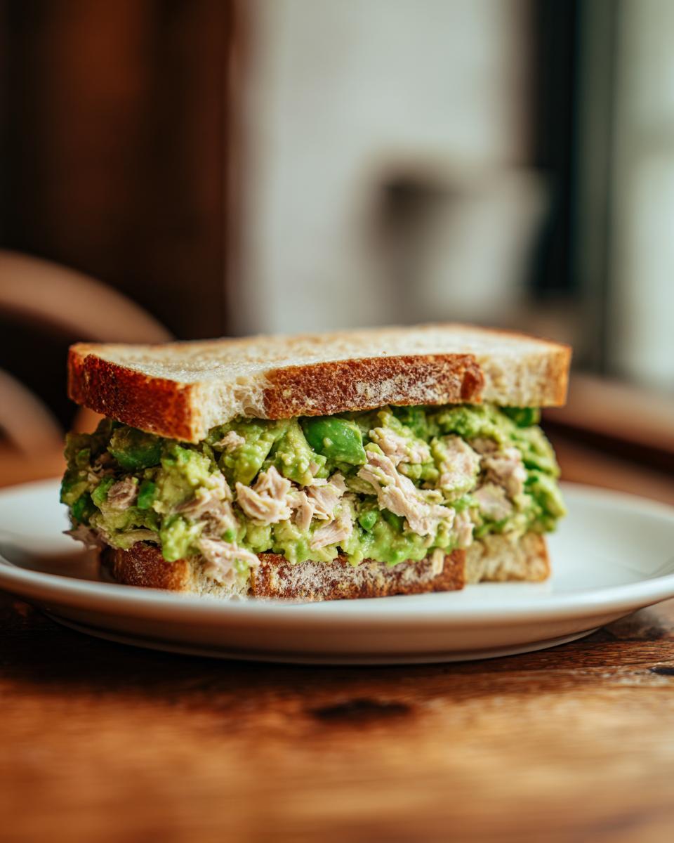 Tuna and avocado sandwich - detail 2