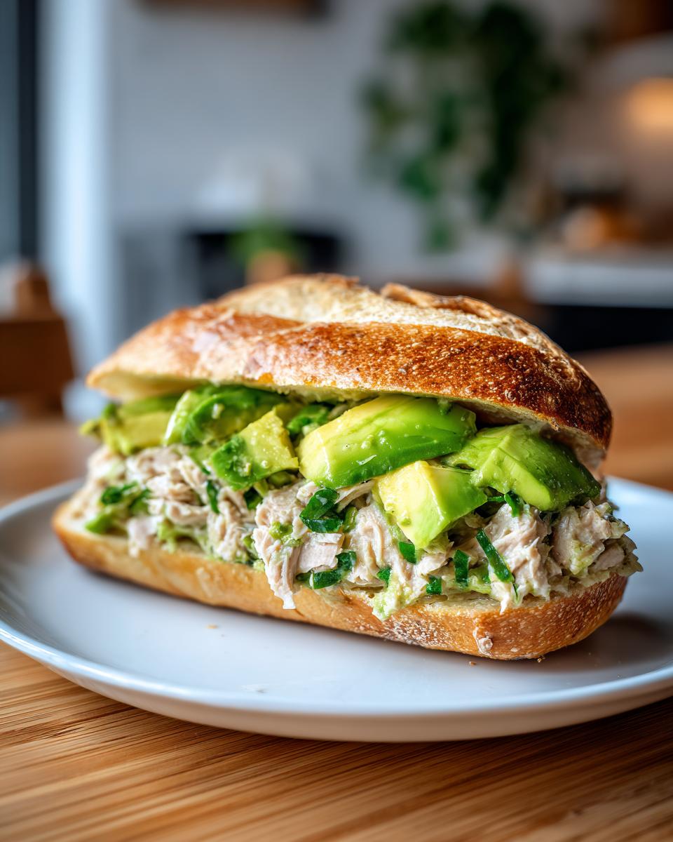 Tuna and avocado sandwich - detail 4
