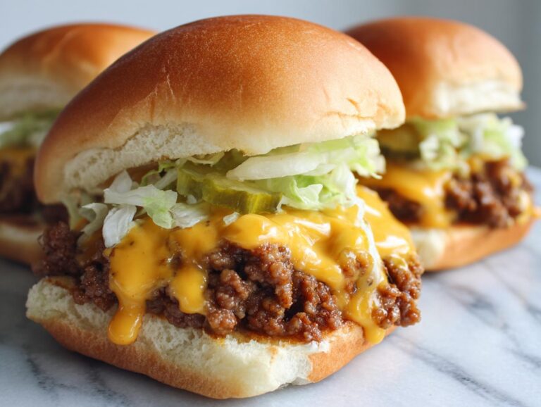 Ultimate Big Mac Sliders