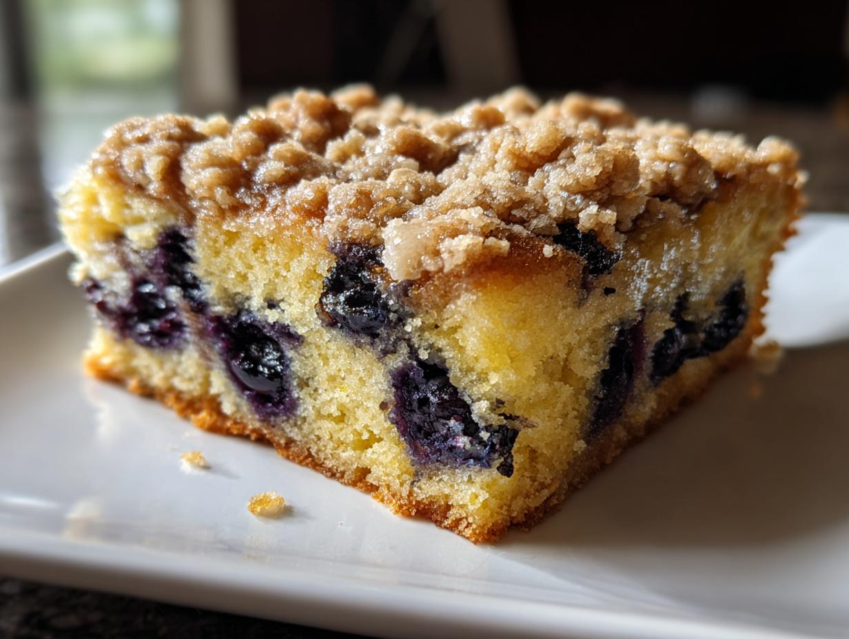 blueberry sour cream coffee cake