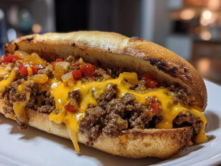 chopped cheese sandwich