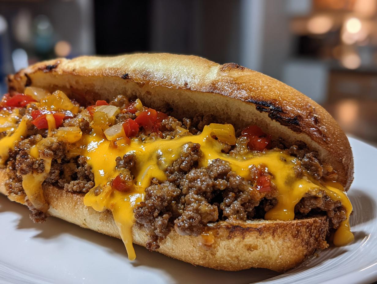 chopped cheese sandwich