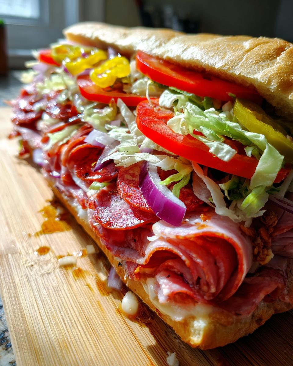 chopped italian sandwich - detail 1