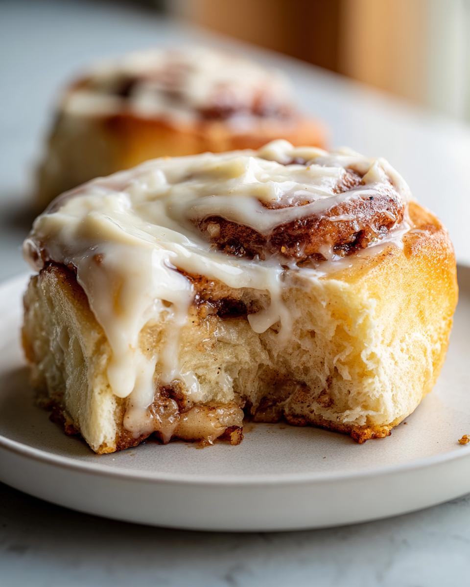 cinnamon rolls with apple pie filling - detail 2