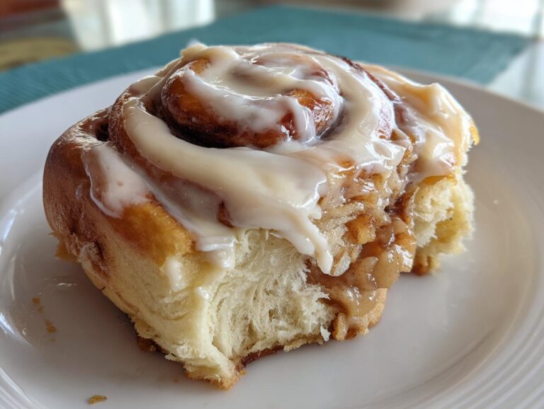 cinnamon rolls with apple pie filling