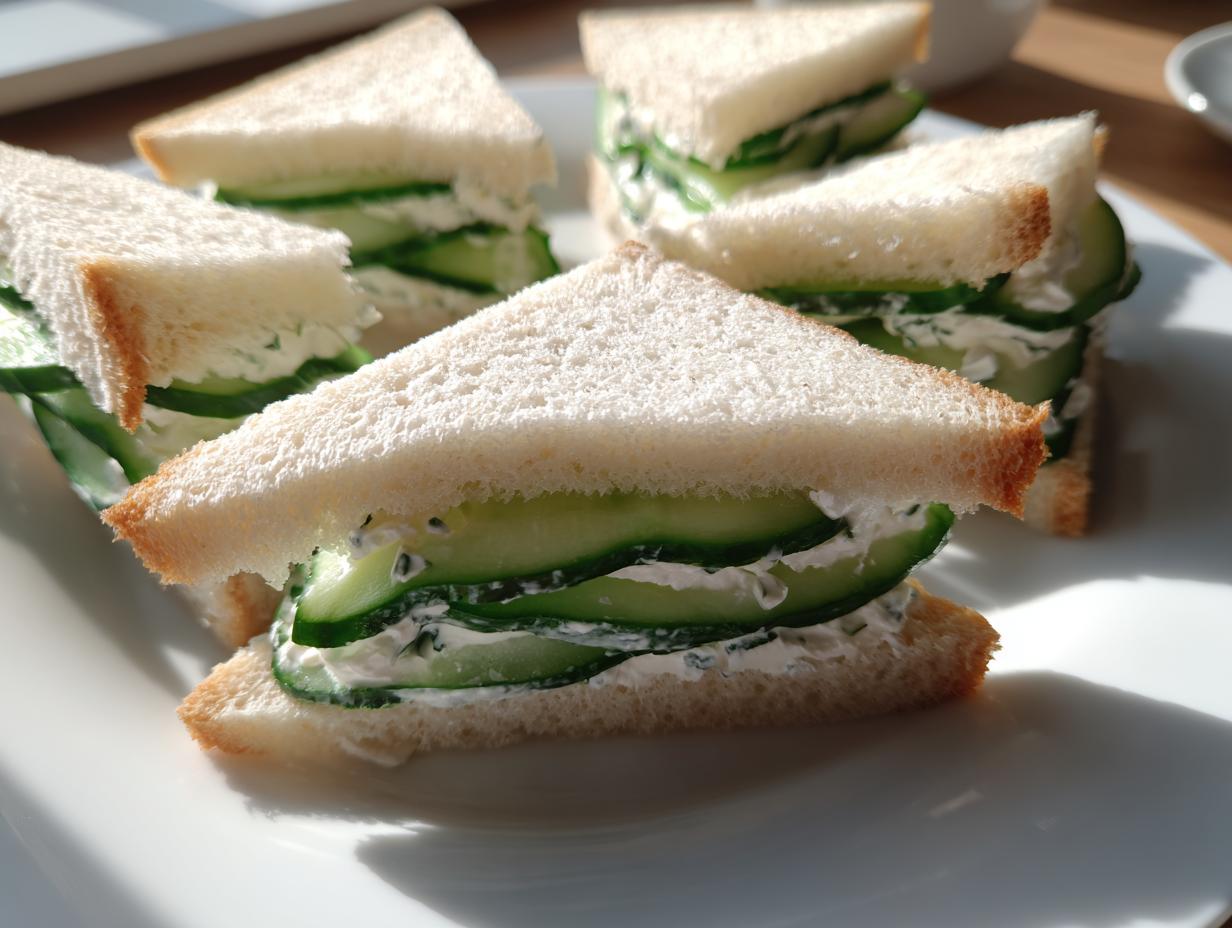 cucumber dill sandwiches