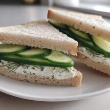 15-Minute Irresistible Cucumber Sandwiches with Cream Cheese