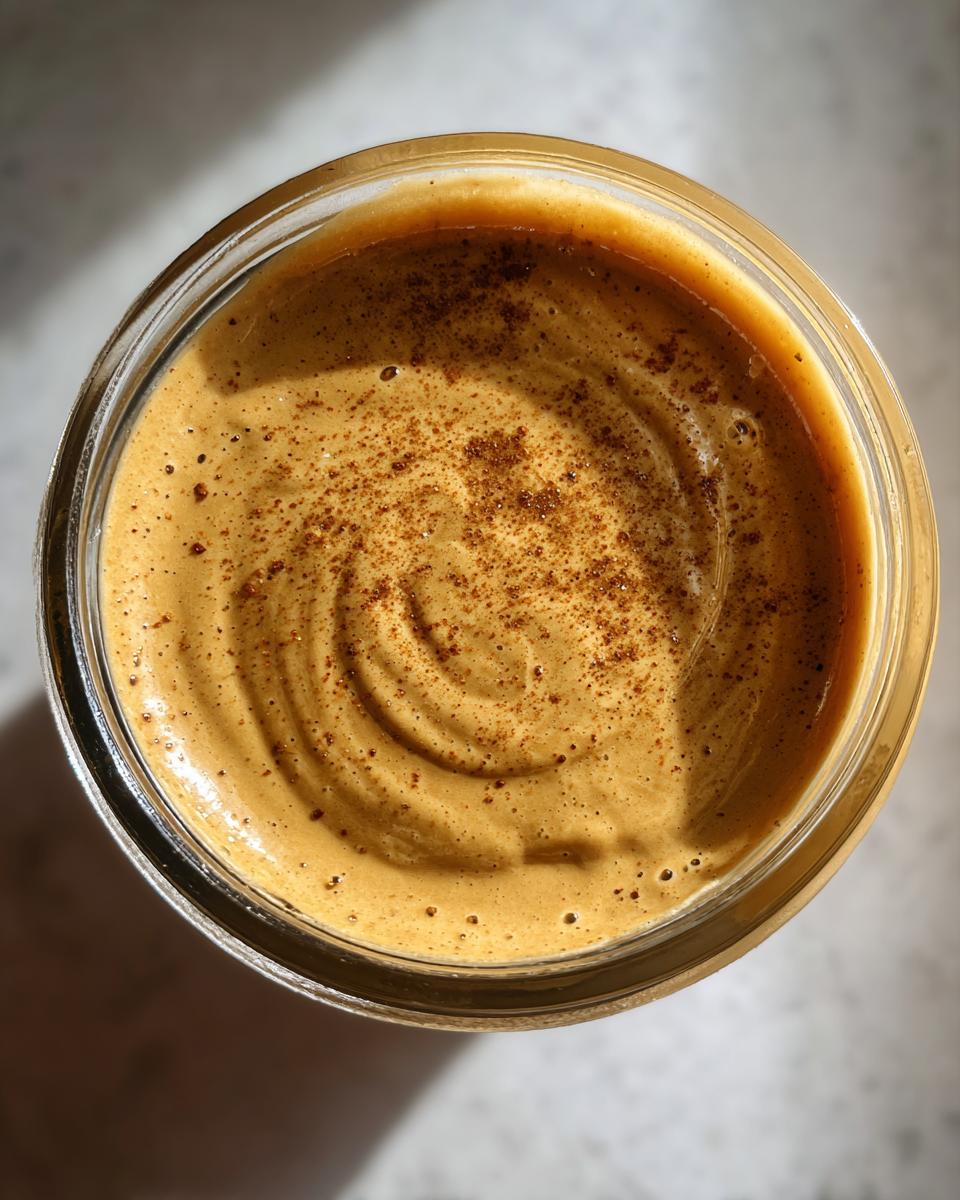 homemade pumpkin spice coffee creamer - detail 1