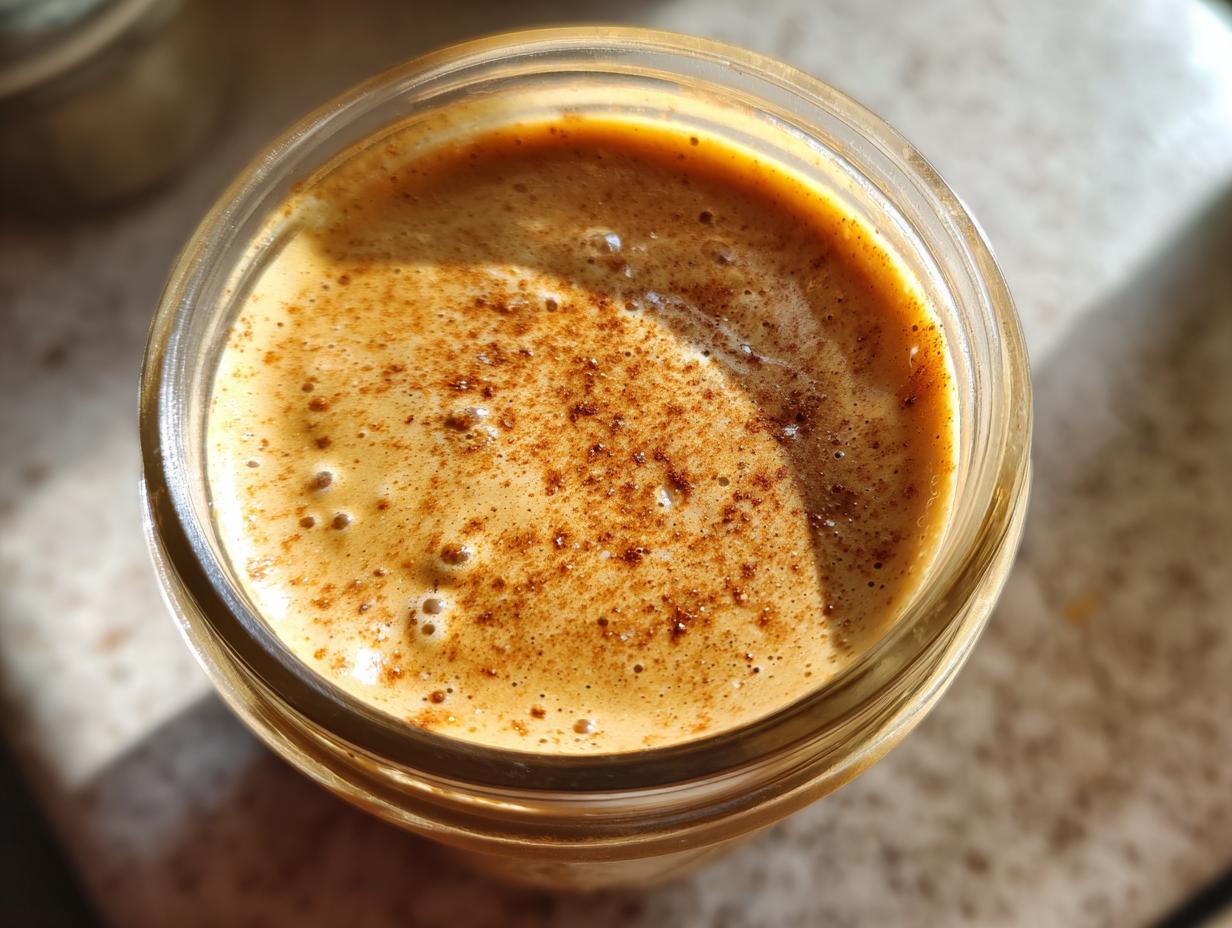 homemade pumpkin spice coffee creamer
