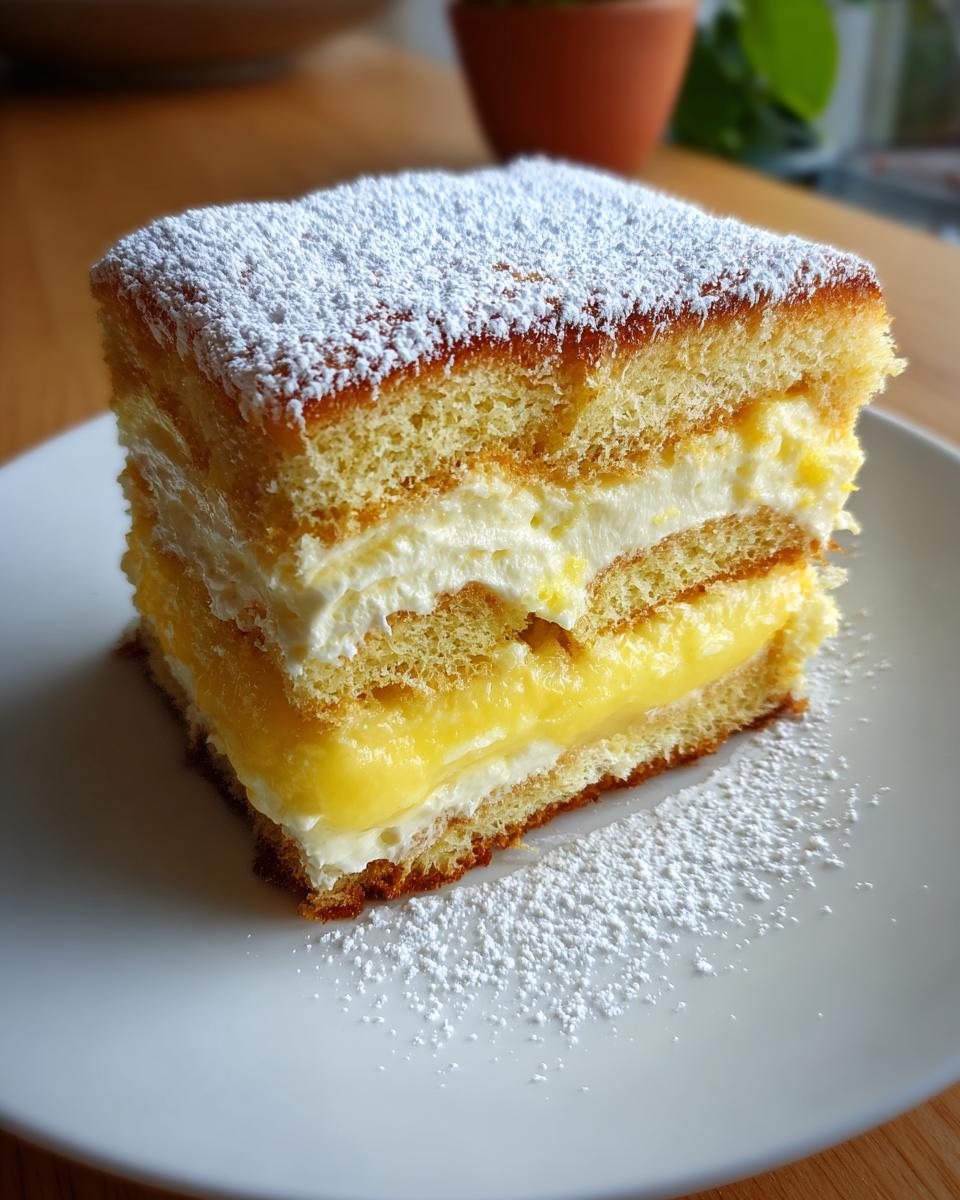 lemon tiramisu - detail 1