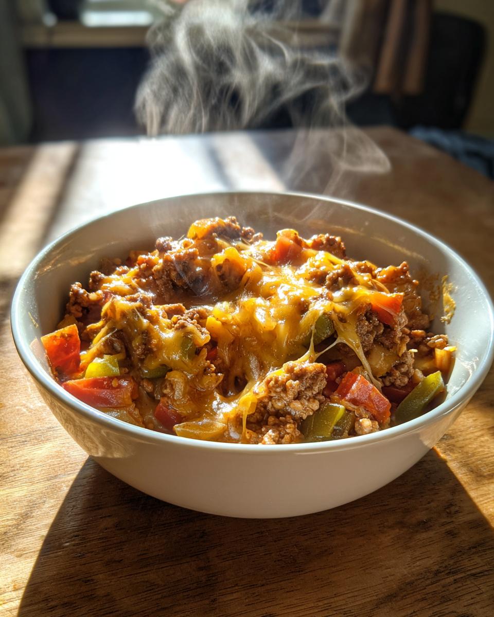 slow cooker cowboy casserole - detail 2