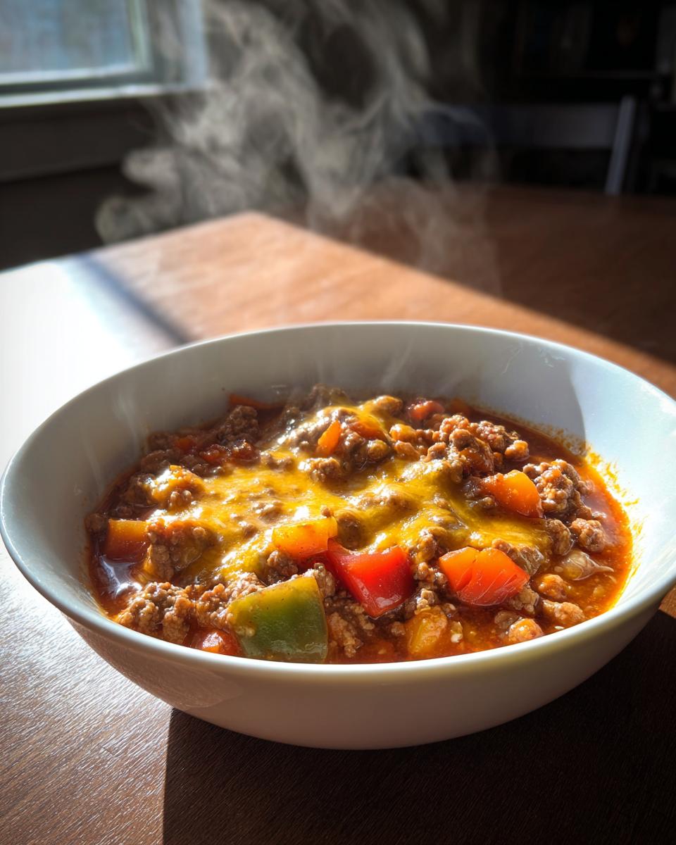 slow cooker cowboy casserole - detail 3