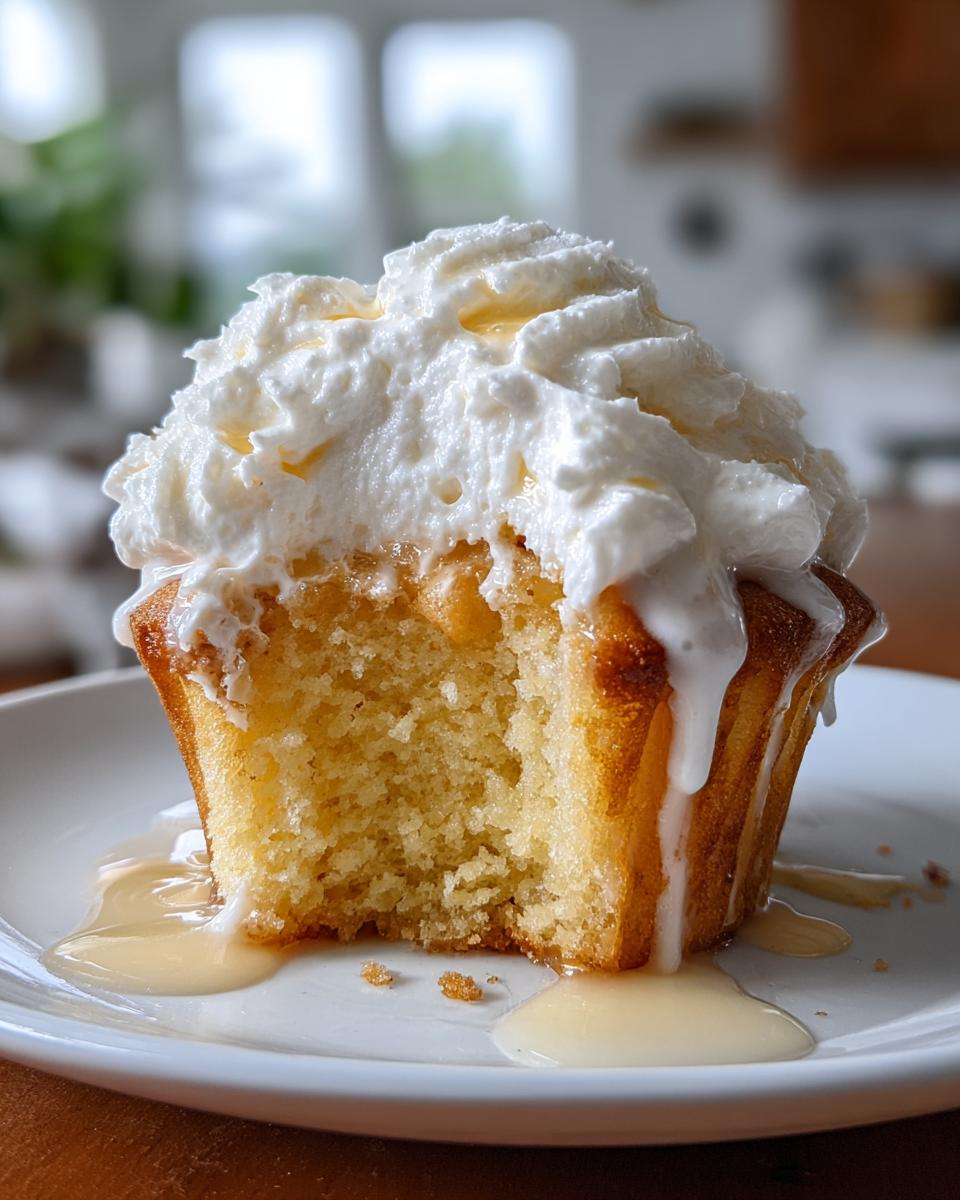 tres leches cupcakes - detail 1