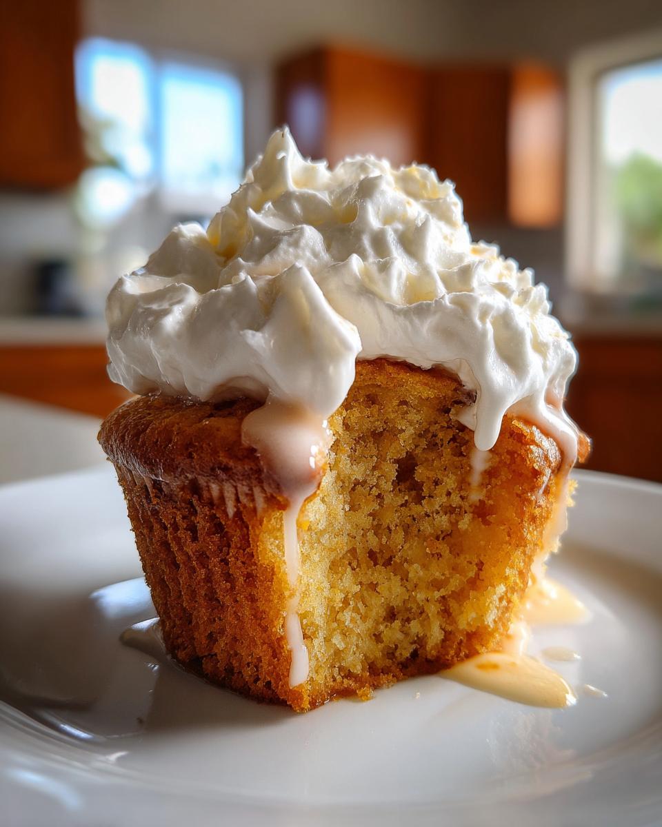 tres leches cupcakes - detail 2