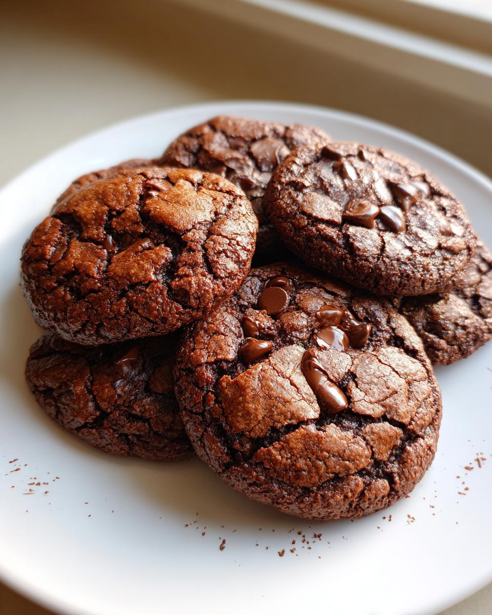 20 minute fudgey brownie cookies - detail 2