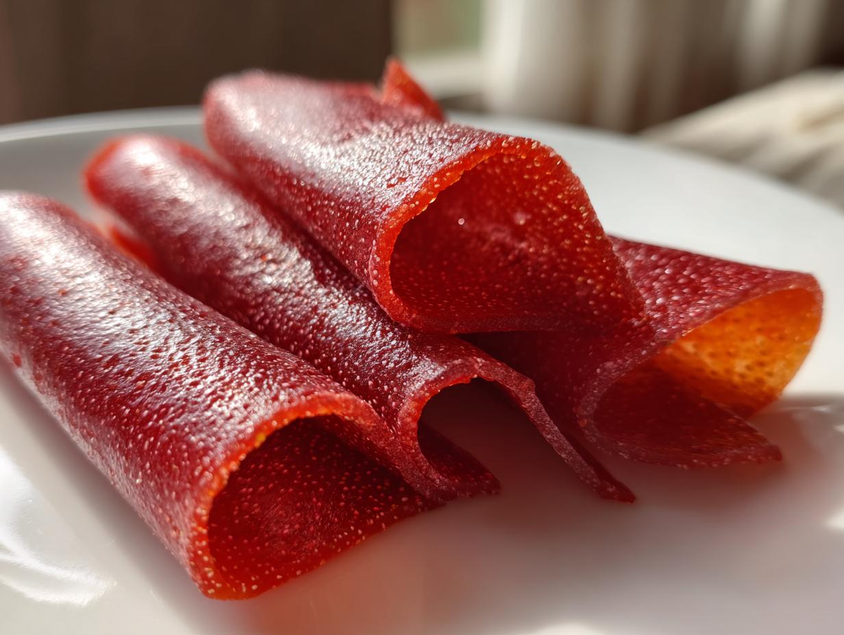 3 Ingredient Fruit Roll-Ups