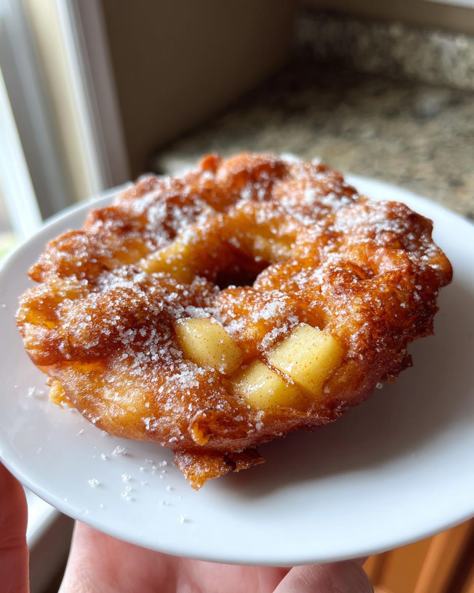 Apple Fritter Waffle Donuts - detail 1
