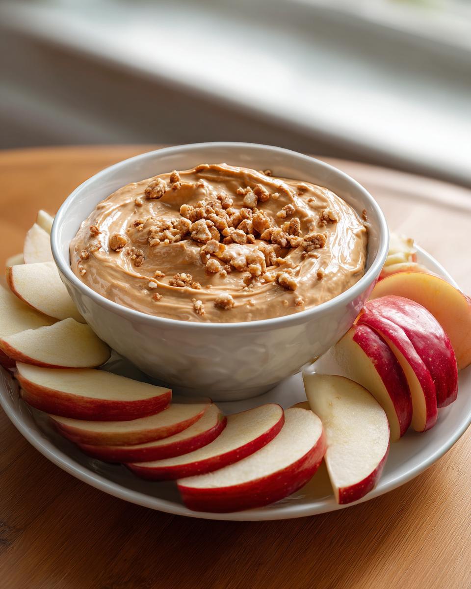Apple Toffee Dip - detail 2