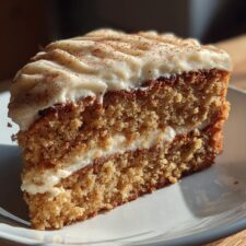 Irresistible Applesauce Cake with Cinnamon Cream Cheese Frosting Recipe