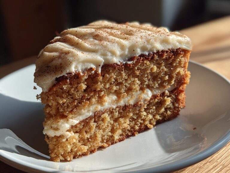Applesauce Cake with Cinnamon Cream Cheese Frosting