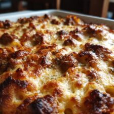 40-Minute Cheesy Chicken Sausage Pasta Bake Magic