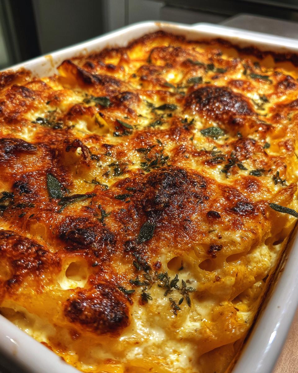 Cheesy Pumpkin Ricotta Pasta Bake - detail 1