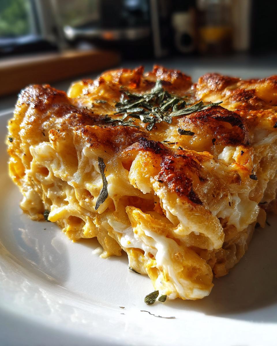 Cheesy Pumpkin Ricotta Pasta Bake - detail 3