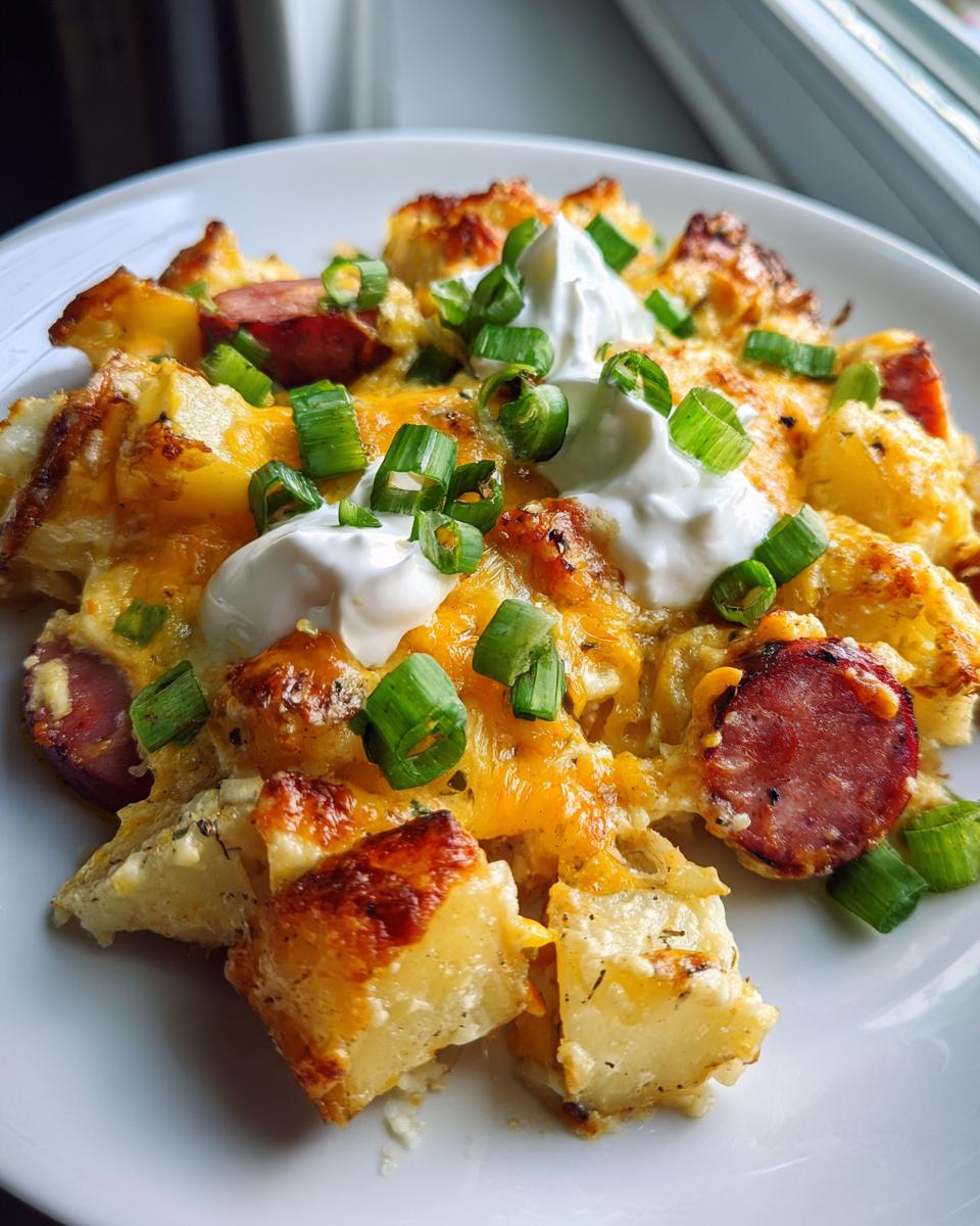 Cheesy Ranch Potatoes and Smoked Sausage - detail 2